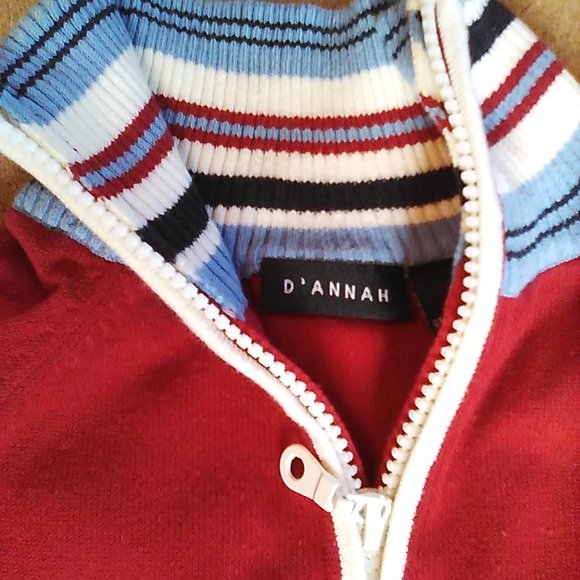 Veste rayée avec fermeture éclair - Picture 2 of 3